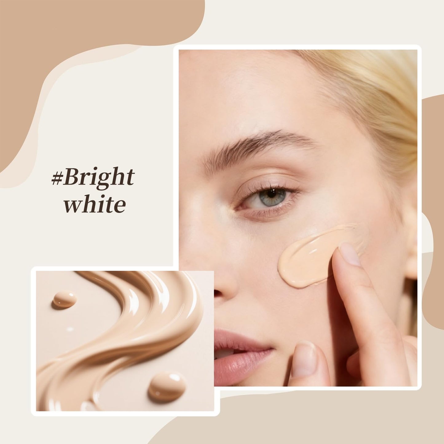 Foundation Stick 2-in-1 mit Pinsel – Full Coverage, wasserfest, für alle Hauttypen