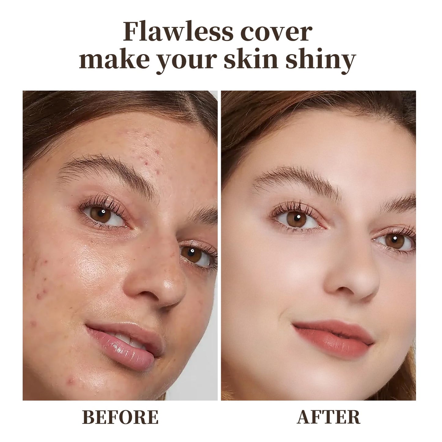 Foundation Stick 2-in-1 mit Pinsel – Full Coverage, wasserfest, für alle Hauttypen
